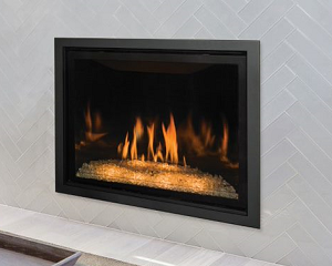Image of a Kozy Heat Bayport 41 Gas Fireplace with a link to the product page.