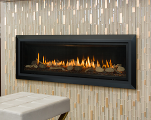 Image of a Kozy Heat Slayton 60 Gas Fireplace with a link to the product page.