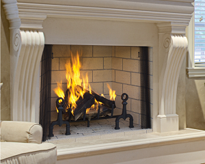 Image of a WRT6000 Superior Wood Fireplace with a link to the product page.