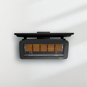 Image of a Tungsten Smart-Heat™ Gas Series Infrared Heater in Black by Bromic with a link to the product page.