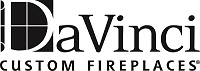 Link to DaVinci Custom Fireplaces through DaVinci Logo