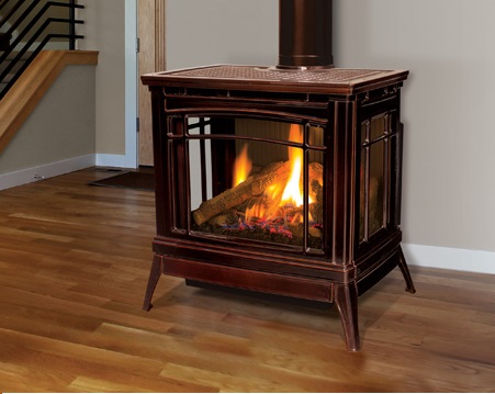 Image of a linked image of a Enviro Berkeley gas stove and its product page