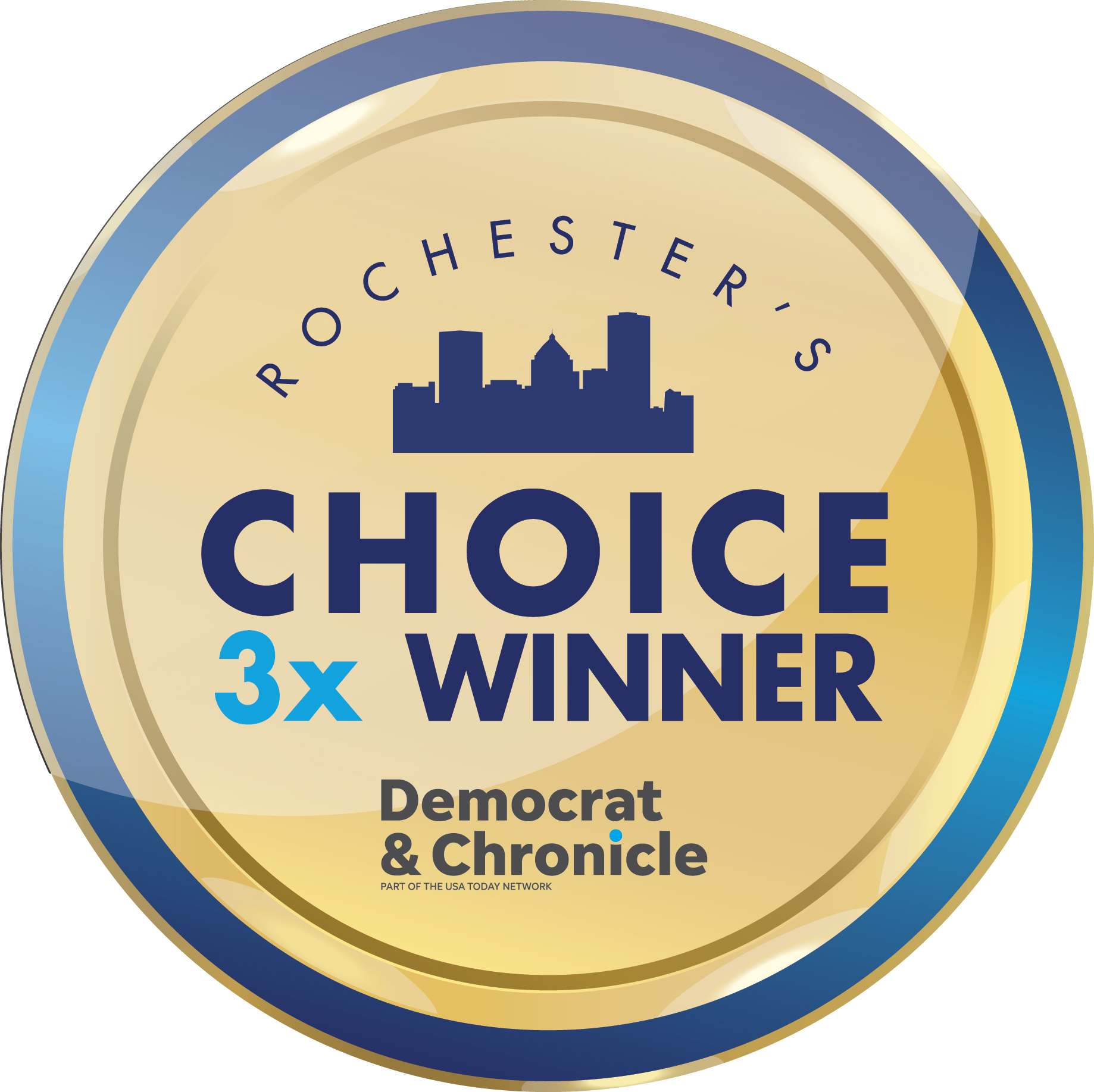 3x Gold Winner Rochester's Choice