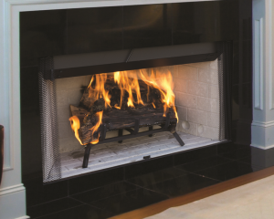 Image of a WRT3000 Superior Wood Fireplace with a link to the product page.