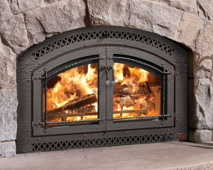Image of the 44 Elite Fireplace Xtrodinair Wood Fireplace with a link to the product page.