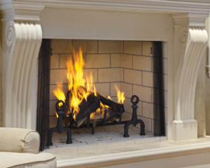 Image of a WRT6000 Superior Wood Fireplace with a link to the product page.