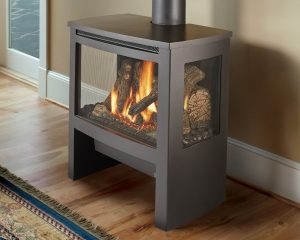 Image of a Cypress Steel Gas Stove made by Lopi that links you to the product page