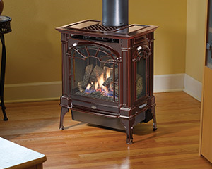 Image of a Northfield Deluxe Gas Stove made by Lopi that links you to the product page