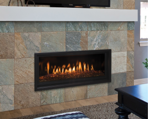 Image of a Kozy Heat Slayton 36 Gas Fireplace with a link to the product page.