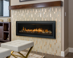 Image of a Kozy Heat Slayton 60 Gas Fireplace with a link to the product page.