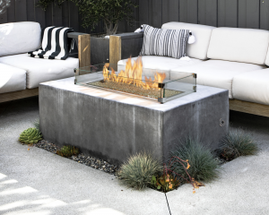 Image of a customizable FireGarden firepit burner with a link to the product page.