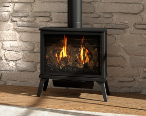 Image of a Lakefield XL Gas Stove featuring Traditional Log that links you to the product page