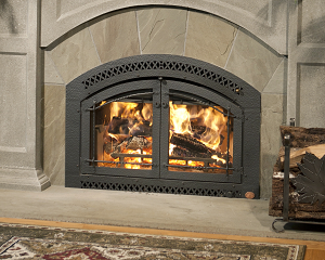 Image of the 44 Elite Fireplace Xtrodinair Wood Fireplace with a link to the product page.