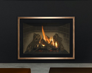 Image of a Kozy Heat Carlton 39 Gas Fireplace with a link to the product page.