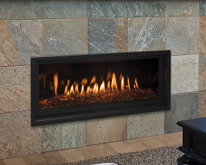 Image of a Kozy Heat Slayton 36 Gas Fireplace with a link to the product page.