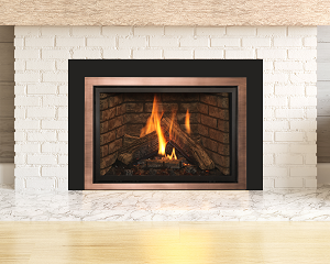 This is an image of a Nordik 34 by Kozy Heat featuring a Scandinavian aesthetic with a link to the product page.
