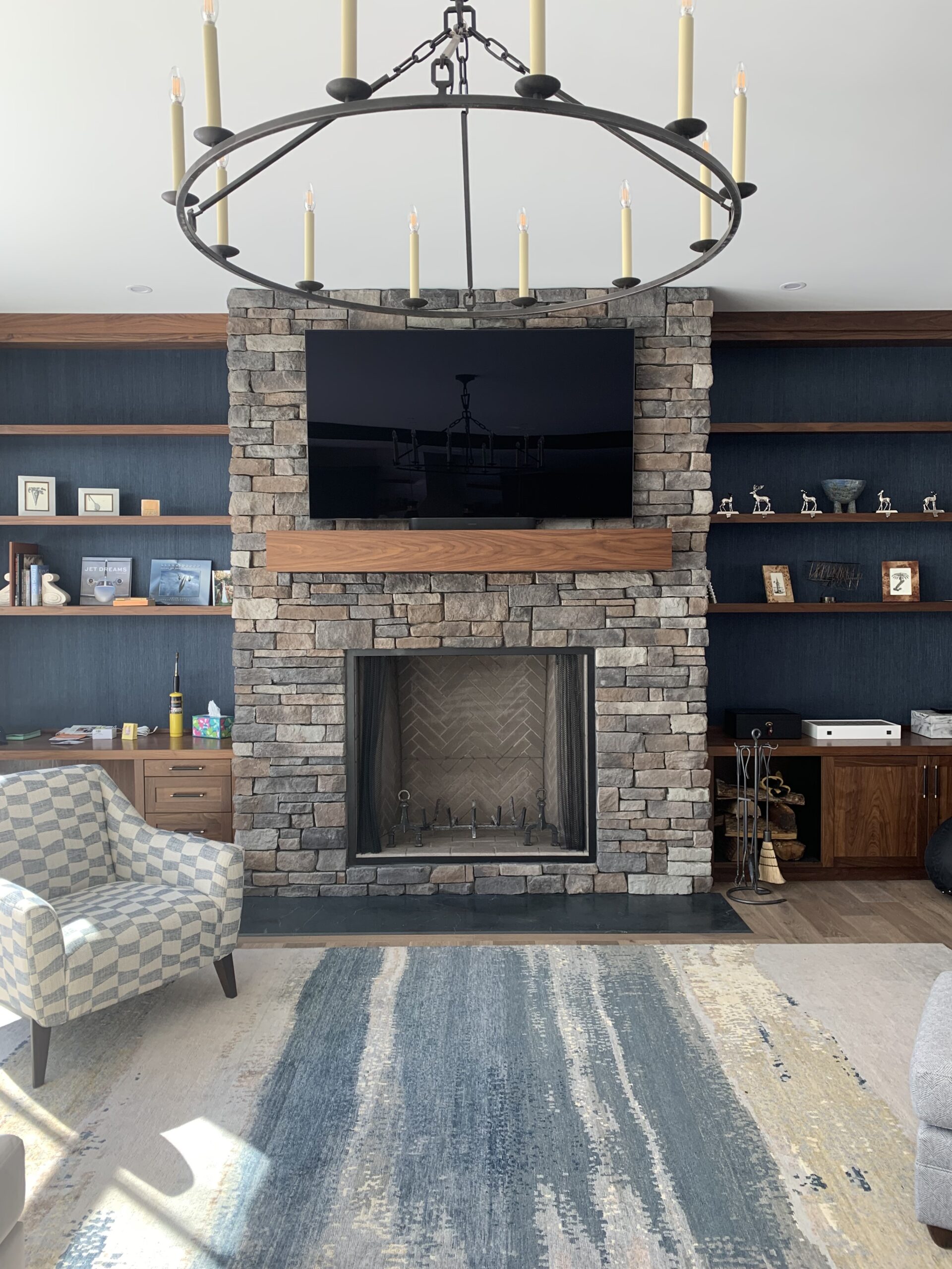 Image of a Superior Wood Fireplace.