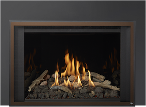 Image of a 616 Mod-Fyre gas insert display sale with a link to the product page.